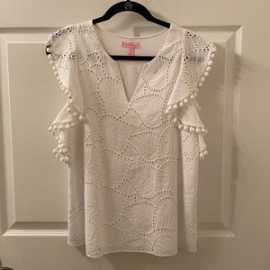 Lilly Pulitzer Pom Pom Top